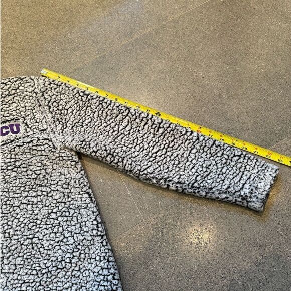 TCU Texas CHristian University Fleece Pullover Size XS Unisex Non Smoking - Picture 8 of 15